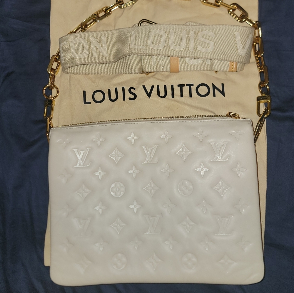 Louis Vuitton White Quilted Women's Bag